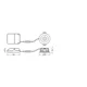 LEDVANCE LED downlight SPOT.AFIX 6W 570lm/940/36° IP65/IP20 50Y ; bílá