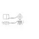 LEDVANCE LED downlight SPOT.FP 8W 680lm/930/36° IP65/IP20 50Y ; černá