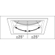 LEDVANCE LED downlight SPOT SQ DK 8W 650lm/830K/36° IP20 50Y ;90x90mm cern
