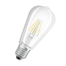 LEDVANCE LED EDISON40 3.4W 827 FILFR E27 P  LEDV