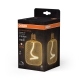 LEDVANCE LED globe filament DECO.FLATSQ G100 3.5W/18W E27 1800K 170lm Dim;zlatá