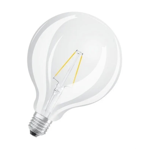 LEDVANCE LED globe filament G125 1,8W/25W 230V E27 2700K 250lm NonDim CL;Bílá