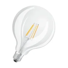 LEDVANCE LED globe filament G125 3,4W/40W 230V E27 2700K 470lm NonDim CL;Bílá