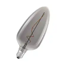 LEDVANCE LED globe filament G125 4W/15W E27 1800K 140lm Dim 15Y kouřová