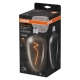 LEDVANCE LED globe filament G125 4W/15W E27 1800K 140lm Dim 15Y kouřová