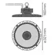 LEDVANCE LED highbay HB.DA.P 150W 26550lm/840/110° IP66 120Y DALI ;