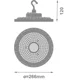 LEDVANCE LED highbay HB.V 145W 26100lm/840/90° IP66 100Y ; černá