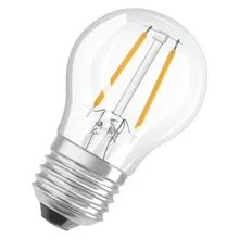 LEDVANCE LED kapka filament PFM P45 1.8W/25W E27 2700K 250lm NonDim 15Y čirá