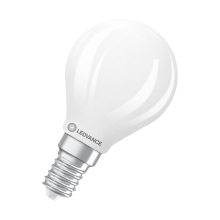 LEDVANCE LED kapka filament PFM P45 3.4W/40W E14 2700K 470lm Dim 15Y opál