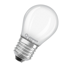 LEDVANCE LED kapka filament PFM P45 4W/40W E27 2700K 470lm NonDim 15Y opál