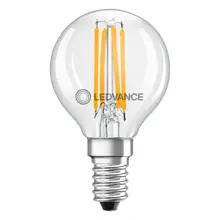 LEDVANCE LED kapka filament SUP UE P45 2.5W/40W E14 2700K 470lm Dim 50Y čirá