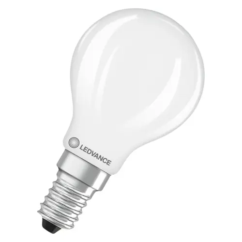 LEDVANCE LED kapka filament VAL P45 4.2W/40W E14 2700K 470lm NonDim 10Y opál