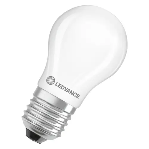 LEDVANCE LED kapka filament VAL P45 4.2W/40W E27 2700K 470lm NonDim 10Y opál