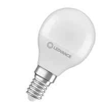 LEDVANCE LED kapka RECY P45 4.9W/40W E14 4000K 470lm NonDim 15Y opál
