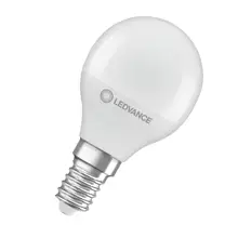 LEDVANCE LED kapka VAL P45 4.9W/40W E14 4000K 470lm NonDim 10Y opál