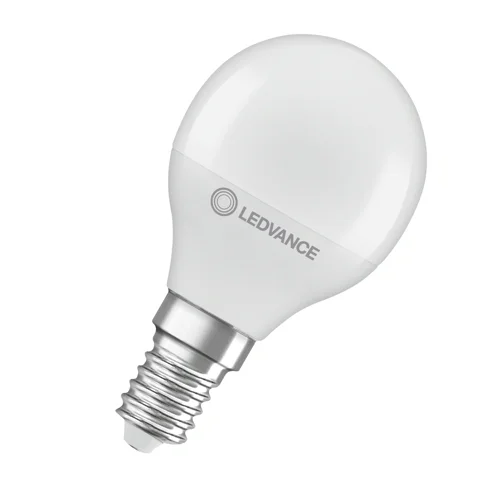 LEDVANCE LED kapka VAL P45 4.9W/40W E14 4000K 470lm NonDim 10Y opál