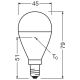 LEDVANCE LED kapka VAL P45 6.5W/60W E14 2700K 806lm NonDim 10Y opál