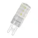 LEDVANCE LED kapsle 4.9W/60W G9 4000K 806lm NonDim 15Y čirá