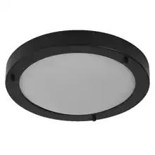 LEDVANCE LED koupelnové stropní svítidlo ROUND 31CM IP44 E27 Černá