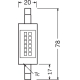 LEDVANCE LED lineár SLIM.LINE 7W/60W R7S 2700K 806lm NonDim 15Y 78mm