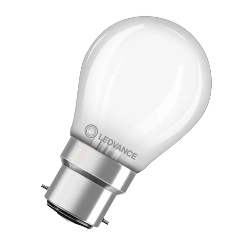 LEDVANCE LED luster filament PFM P45 4.8W/40W B22d 2700K 470lm Dim 15Y opál