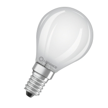 LEDVANCE LED luster filament SUP UE P45 2.9W/40W E14 2700K 470lm Dim 50Y opál
