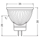 LEDVANCE LED MR11 20 36° P 1.8W 840 GU4