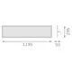 LEDVANCE LED panel 42W 230V 5040lm 4000K IP65 72Y V 840 IP65