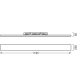LEDVANCE LED panel bez rámu PLANON FRAMELESS 1200X300 40W 830