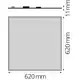 LEDVANCE LED panel BIOLUX.HCL 40W 4400lm/927-965 IP20 50Y 62x62 ;bílá ZB