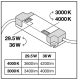 LEDVANCE LED panel CMFT 36W 3400-4200lm/930-940 IP40/IP20 100Y 60x60 ;˙
