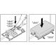 LEDVANCE LED panel CMFT 36W 3400-4200lm/930-940 IP40/IP20 100Y 62x62 ;DALI˙