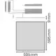 LEDVANCE LED panel PANEL VALUE 40W 3300lm/830 IP20 50Y ;60x60 UGR19 nouz.