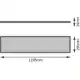 LEDVANCE LED panel PANEL4IN1 32W 3600lm/830/120° IP20 50Y 120x30;