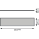 LEDVANCE LED panel PANEL4IN1 32W 3600lm/830/120° IP20 50Y 120x30;˙