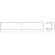 LEDVANCE LED pásek difuzor LS AY-PC/W01/D/2