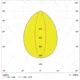 LEDVANCE LED prachotěsné svítidlo G3 52W 6760lm/840/30° IP65 50Y ;1494mm