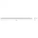 LEDVANCE LED prachotěsné svítidlo G3 80W 10400lm/840/60° IP65 50Y ;1494mm
