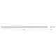 LEDVANCE LED prachotěsné svítidlo G3 80W 10400lm/865/30° IP65 50Y ;1494mm