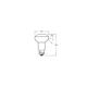 LEDVANCE LED reflektor PFM R63 2.9W/40W E27 2700K 210lm/36° NonDim 15Y sklo