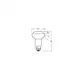 LEDVANCE LED reflektor PFM R63 4.9W/60W E27 2700K 345lm/36° Dim 25Y sklo