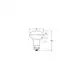 LEDVANCE LED reflektor PFM R80 4.8W/60W E27 2700K 350lm/36° NonDim 15Y sklo