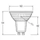 LEDVANCE LED reflektor VALUE PAR16 3.6W/50W GU10 6500K 350lm/36 NonDim 10Y
