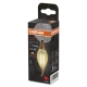 LEDVANCE LED svíčka filament 1906 B35 1.5W/12W E14 2400K 120lm NonDim 15Y zlatá