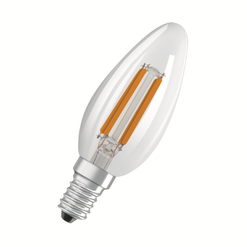 LEDVANCE LED svíčka filament PFM B35 3.4W/40W E27 2700K 470lm Dim 15Y čirá