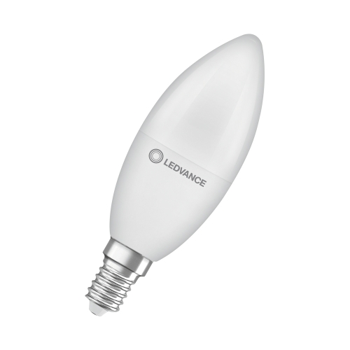 LEDVANCE LED svíčka VAL B39 7.5W/60W E14 2700K 806lm NonDim 10Y opál