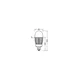 LEDVANCE LED výbojka HQL Pro 41W/125W E27 4000K 6000lm NonDim 60Y