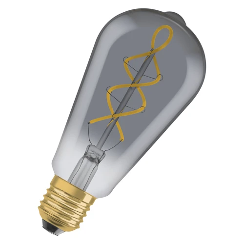 LEDVANCE LED žárovka filament 1906 ST64 4W/16W E27 1800K 150lm NonDim;kouřová