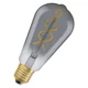 LEDVANCE LED žárovka filament 1906 ST64 4W/16W E27 1800K 150lm NonDim;kouřová