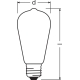 LEDVANCE LED žárovka filament 1906 ST64 4W/40W E27 2700K 470lm NonDim 15Y opál